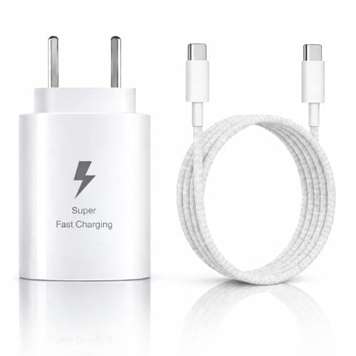 DiHines 25W USB-C PD Charger with Nylon Cable