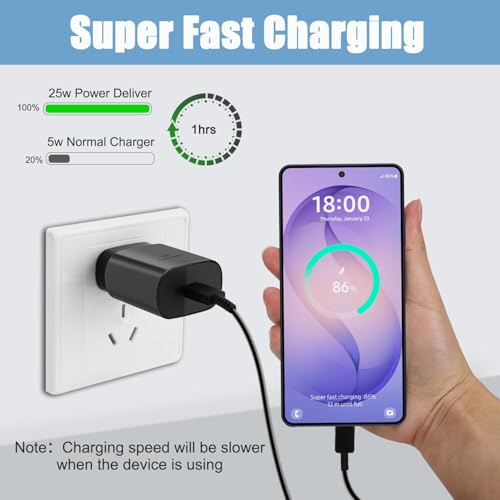 DiHines 25W USB-C PD Wall Charger — view 7