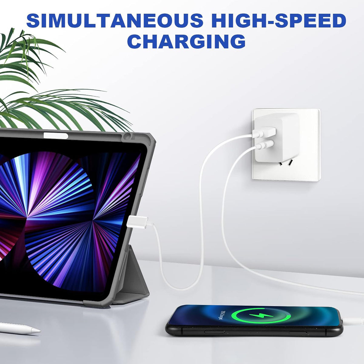Kanget 20W Dual-Port USB-C PD & USB-A Charger — view 6
