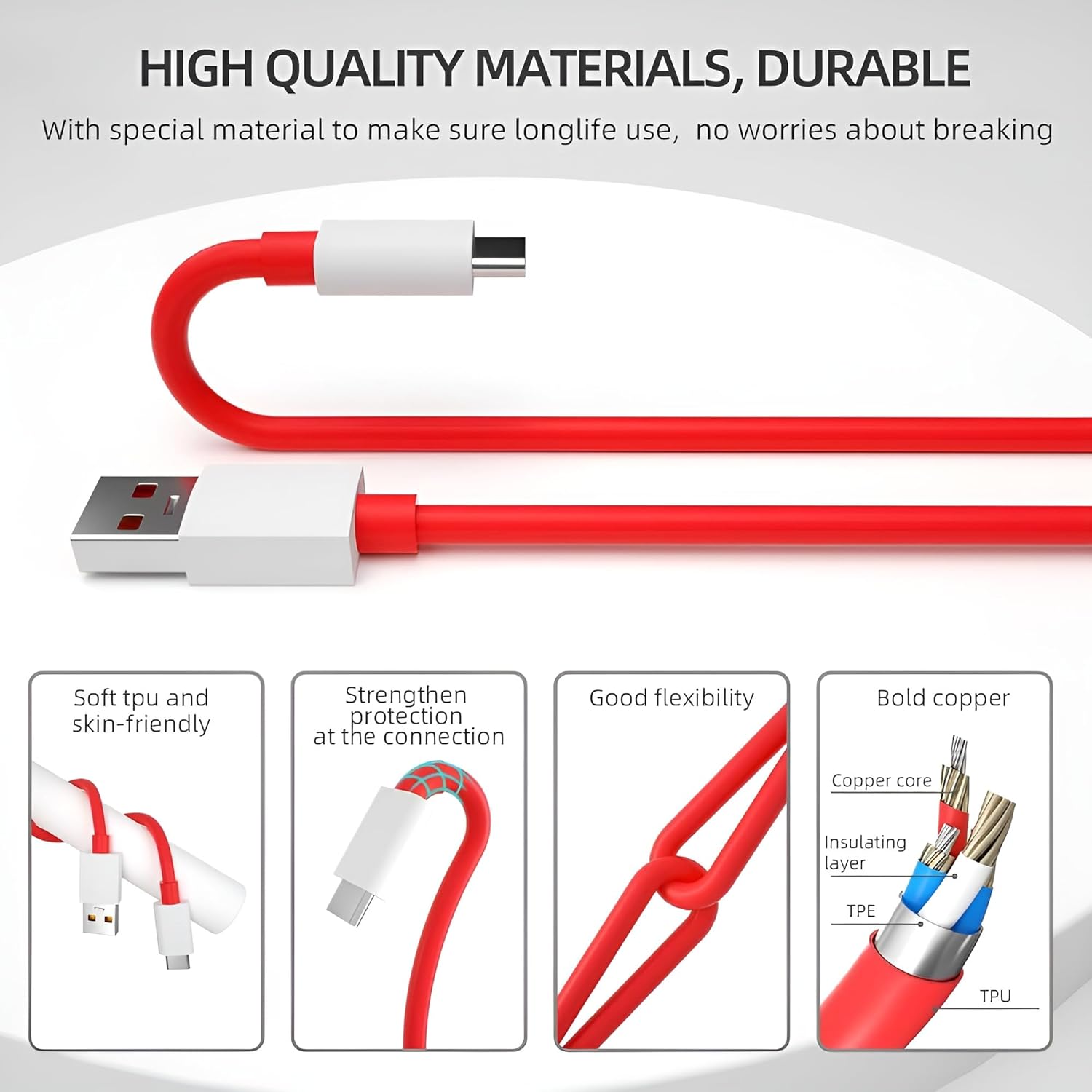 Kanget USB-A to USB-C Braided Cable (1.5 m) — view 8